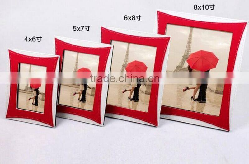 Attractive Promotion Gift Leather Cheap Small Picture Frames