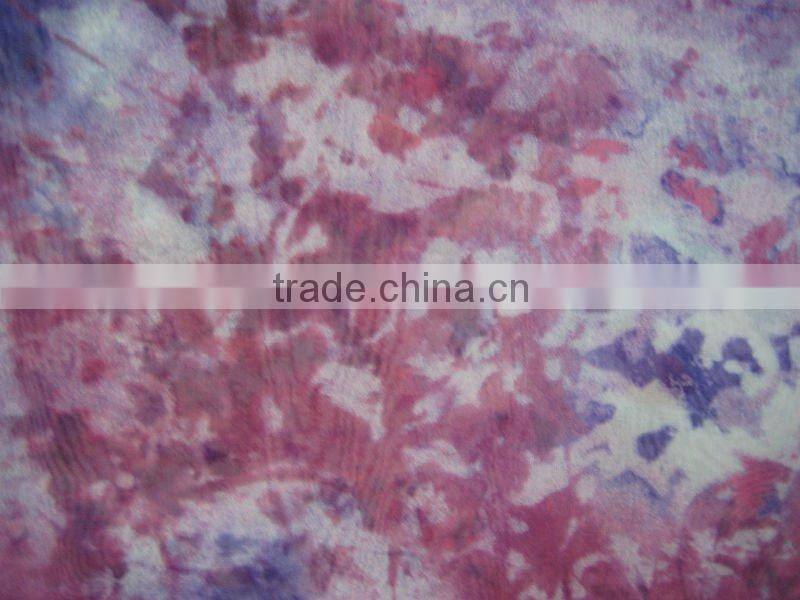 new design 100% polyester chiffon digital print fabric