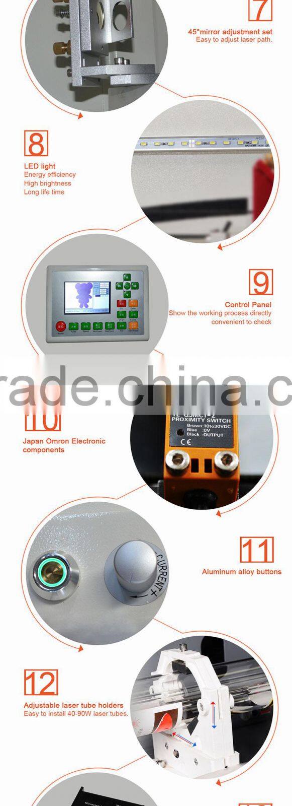 co2 laser engraving cutting machine engraver 100w