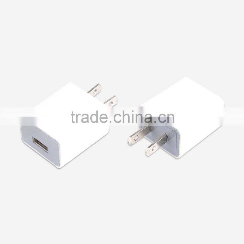 5V 1A USB charger with US plug for mobile phone