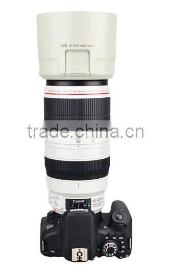 White Lens Hood 77mm JJC LH-83D WHITE 77mm Lens Hood For Canon ET-83D
