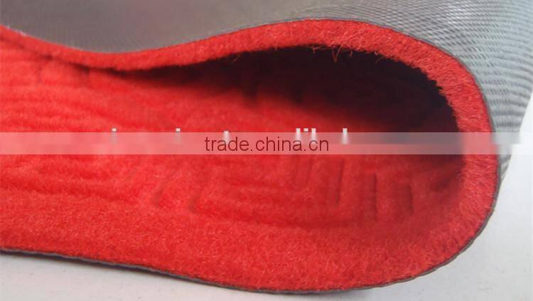 anti-slip polyester pvc Flocking Fabric Door Mat
