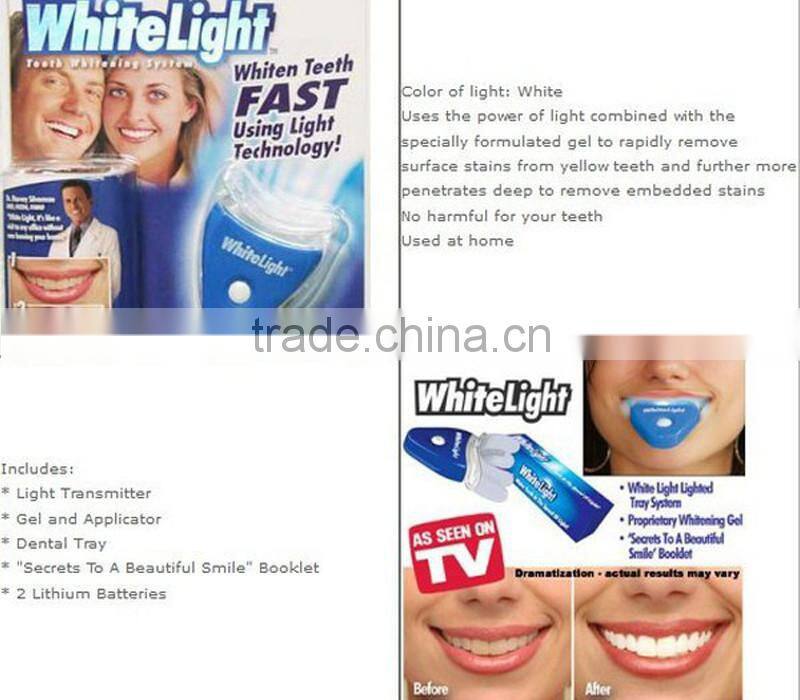 Hot Sale Home Use Teeth Whitening Kit with Teeth Whiten Light and Teeth Whiening Gel