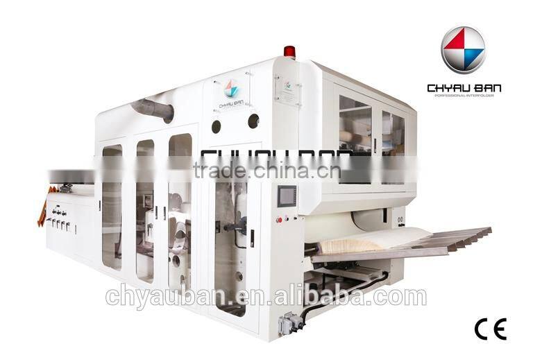 Printing Brand Name V Fold Hand Paper Towels Lamination Machine