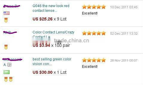 2013 naruto cosmetic crazy soft contact lenses new design ghostly crazy contact lens