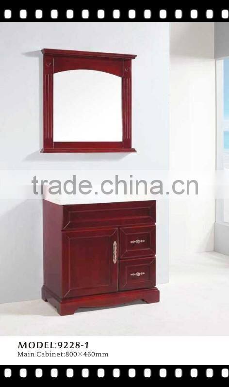 chinese modern classical solid wood bathroom corner cabinet