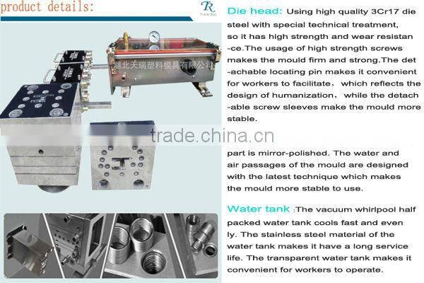 UPVC Extrusion Wire Casing Channel Die