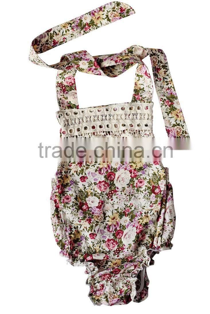 Good quality but cheap price Boho Chic Halter Bubble Romper - Daisy Days