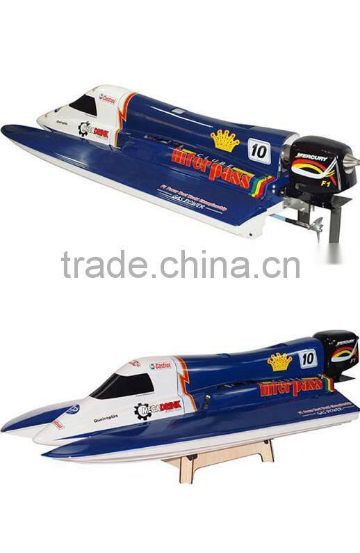 GS-1769113A rtr gas rc boat 2.4GHz 3 Channels F1 Powered Remote Control Speed Boat