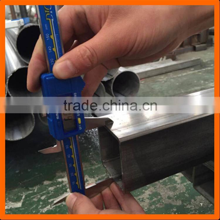 Top quality 304 stainless steel rectangular tube