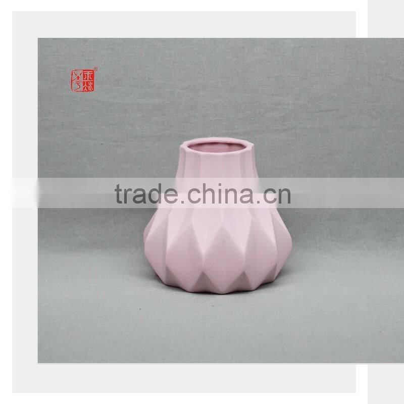 Modern Ceramic Home Decor Color Clay Ceramic Vase Sets