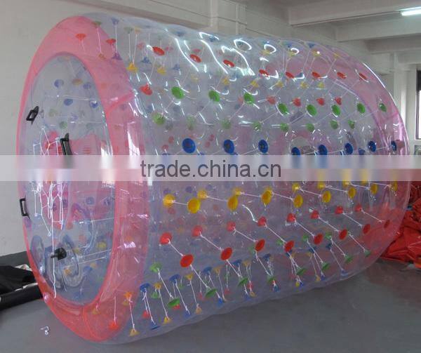 color optional inflatable water bubble roller for sale