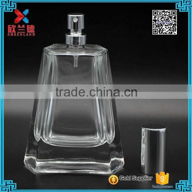 Custom design top quality perfume glass bottles for wholesale 80ml