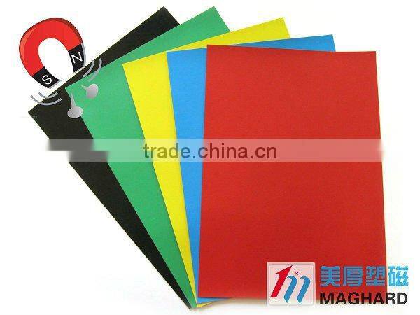 Flexible fridge magnetic material