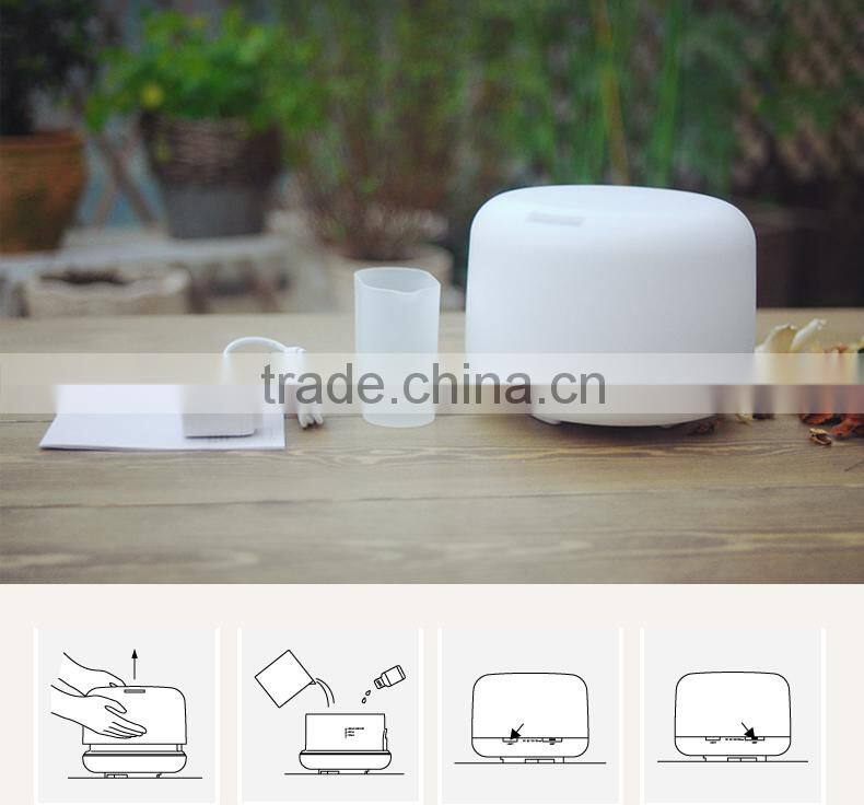 500ml ultrasonic essential oil diffuser aromatherapy diffuser humidifier ionizer