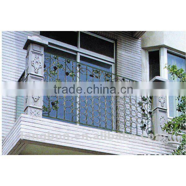 2015 Top-selling hand forged rod iron balcony fencing
