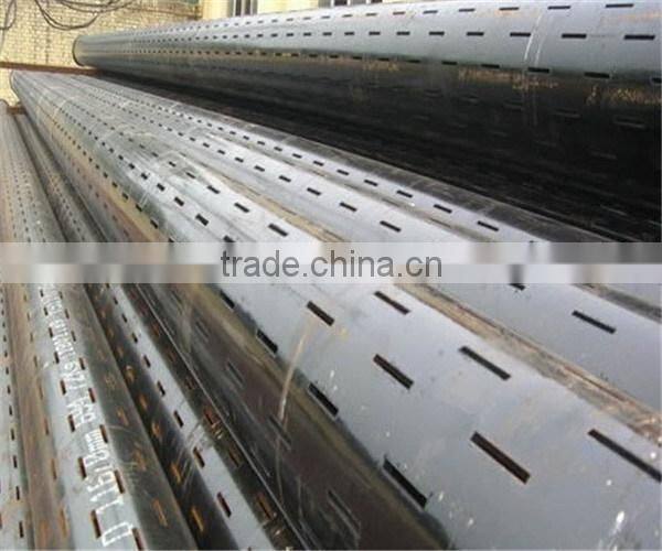 Design custom-made astm gi slotted screen oil steel pipe