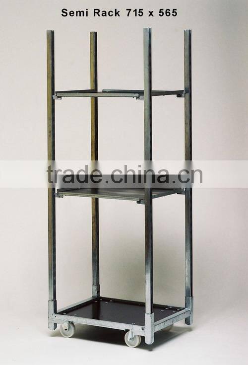 2016 New square mesh cart with color powder coated