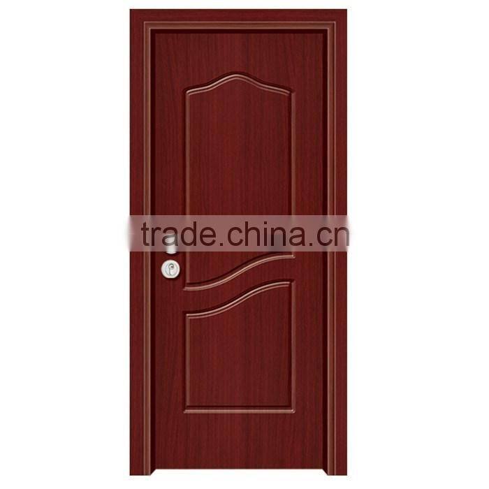 2016 new design glass wooden door for bedroom