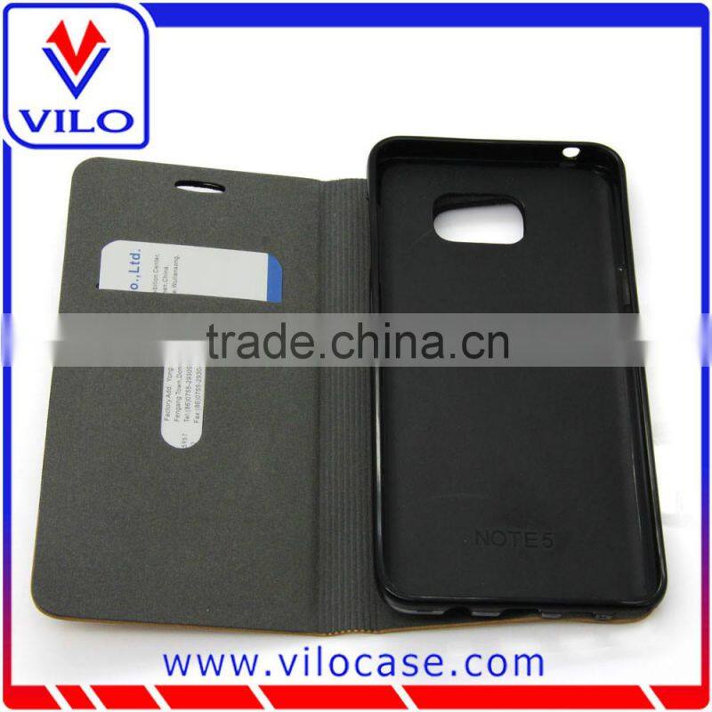 leather wallet case for samsung Galaxy s6 cell phone case accessories