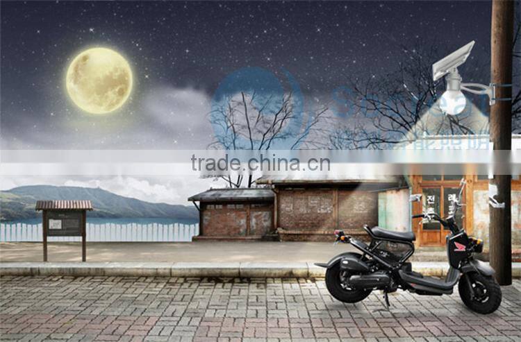 Outdoor Solar park light, solar street light, solargarden lamp, all in one, microwave sensor