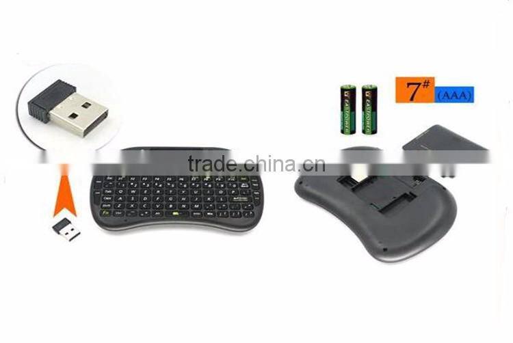 Dongguan Wholesale Mini i8 Fly Air Mouse i8 2.4g wireless mini keyboard For PC Notebook Android TV Box