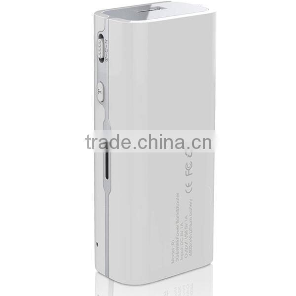 Multi-function portable 3g wifi router with power bank