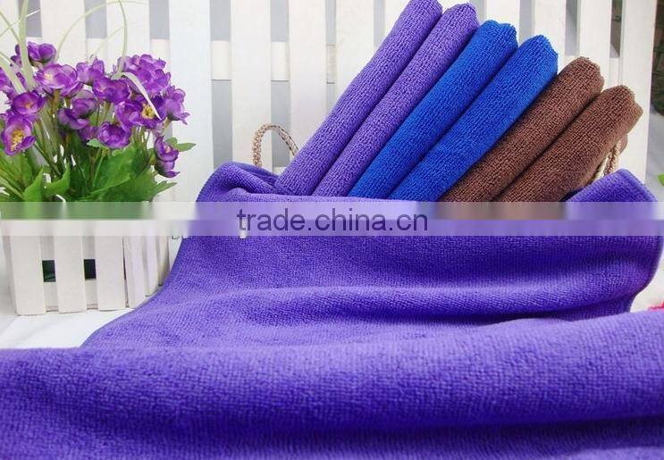 Microfiber warp knitted towel