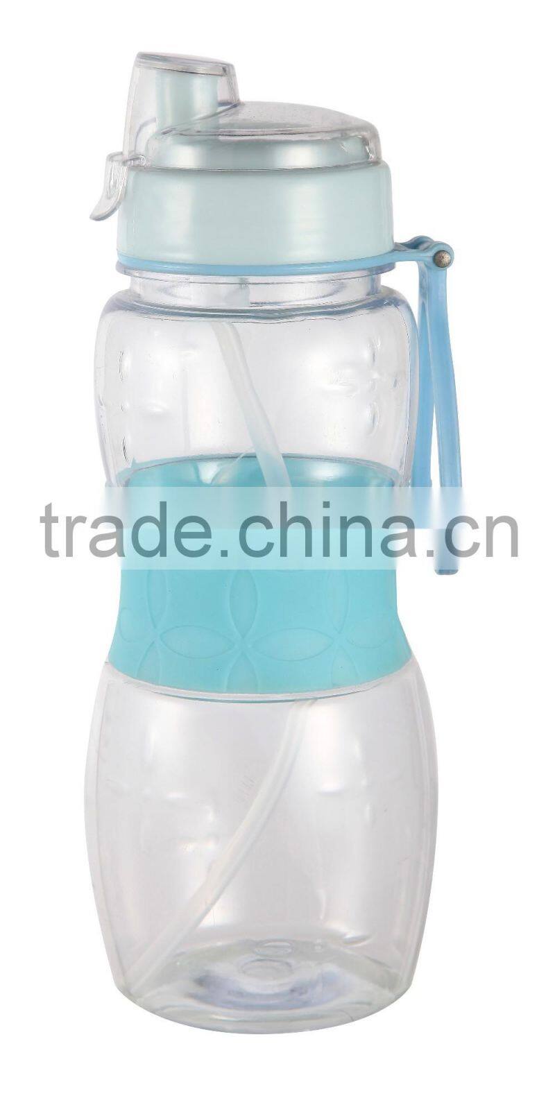 2016 stocked, Eco-Friendly Feature and tritan plastic sport water bottle with straw