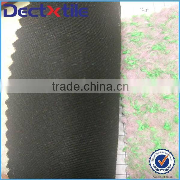 double faced wool fabric, 30% wool 70% polyester wool fabric for women