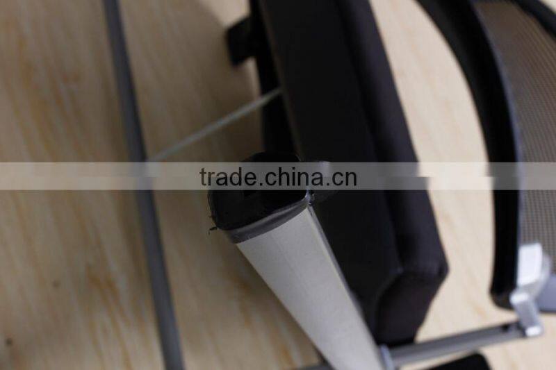 New fabric wholesale folding office news report chair with writing pad 1852b