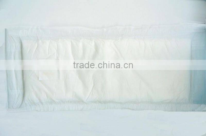 Adult insert diapers with non-woven fabric and fluff pulp