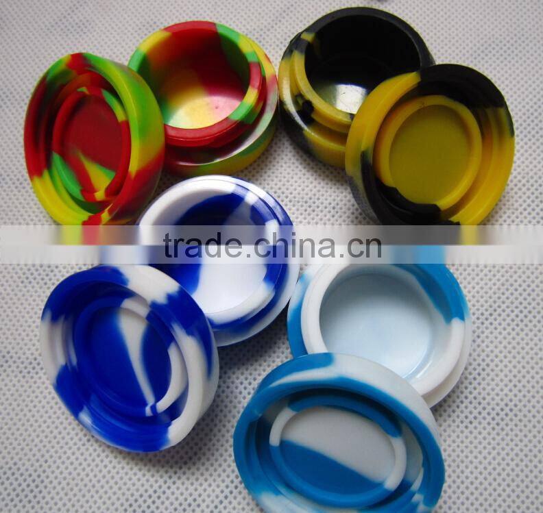 high quality colorful 38mm non-stick wax oil container storage jar