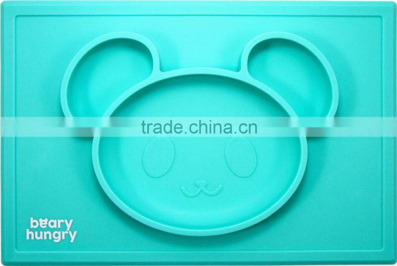 Custom Food Grade Baby Snack Mat Food Mat Silicone Baby Placemat