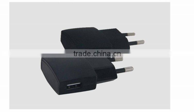 Higher Quality GENJOY EU Plug Mobile Phone Travel Charger with usb Port