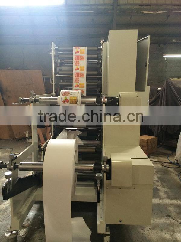 MR-600 Automatic Four Colors Paper Cup Roll Feeding Flexo Printing Machinery
