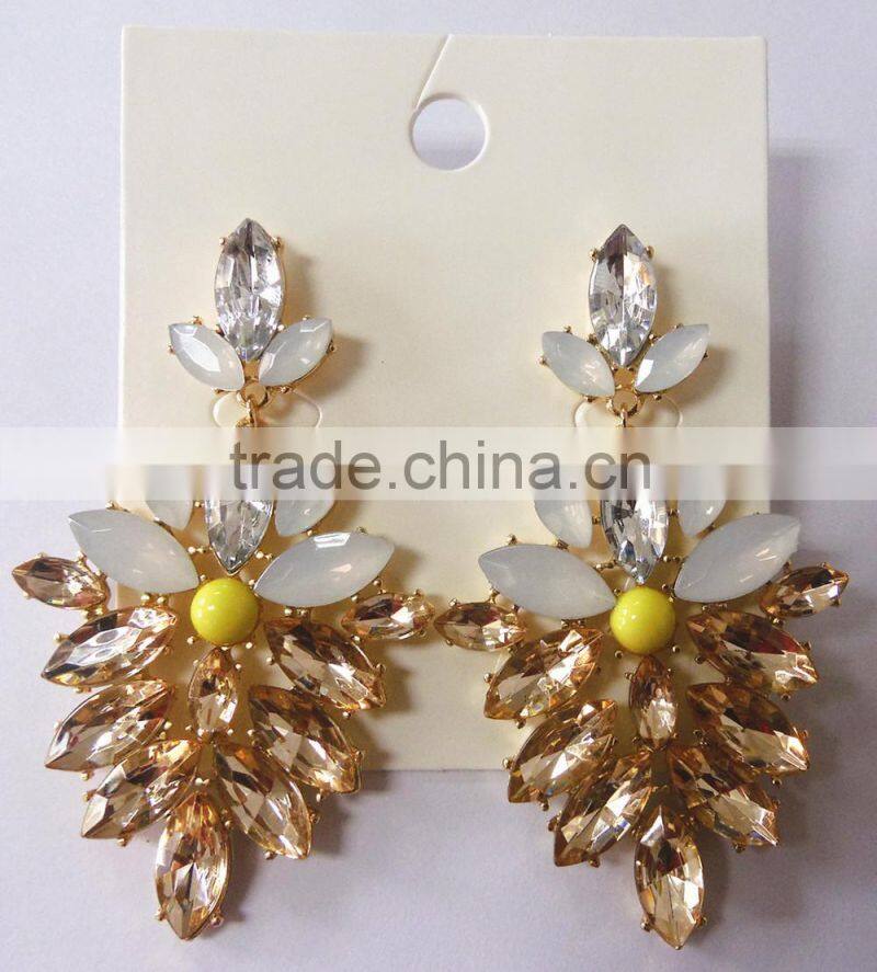 cheap earrings made in china Women Charms silver piercing ring type earrings