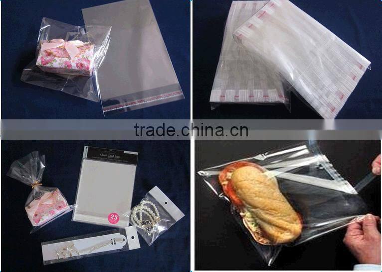 Self Adhesive Seal Clear Plastic Bag Gift Packaging Opp Bag