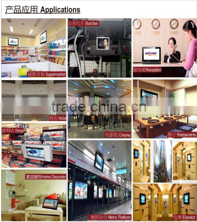 china digital photo frame super hd player 3g tablet pc