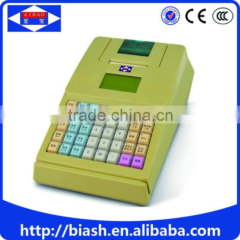 ecletronic cash register with printer