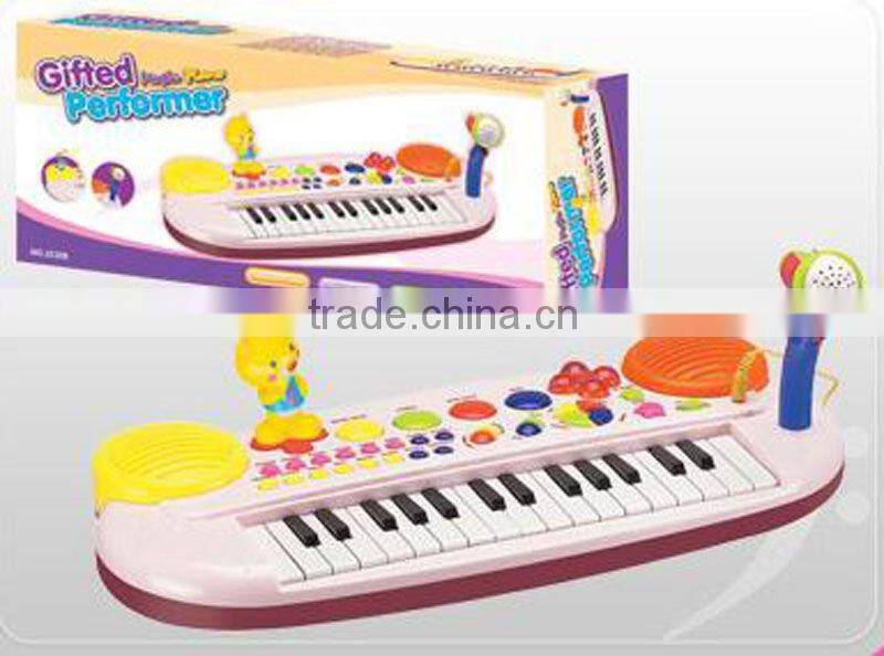 Funny plastic electric keyboard, musical instrument