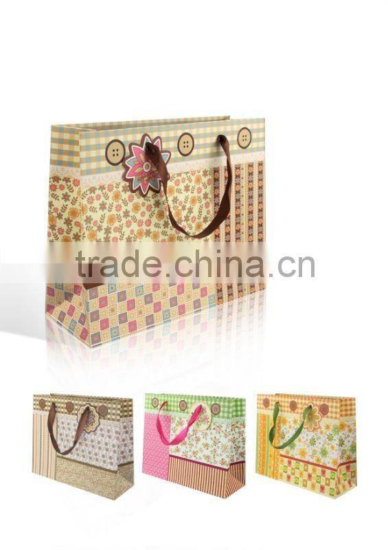custom printed gift shopping paper bag