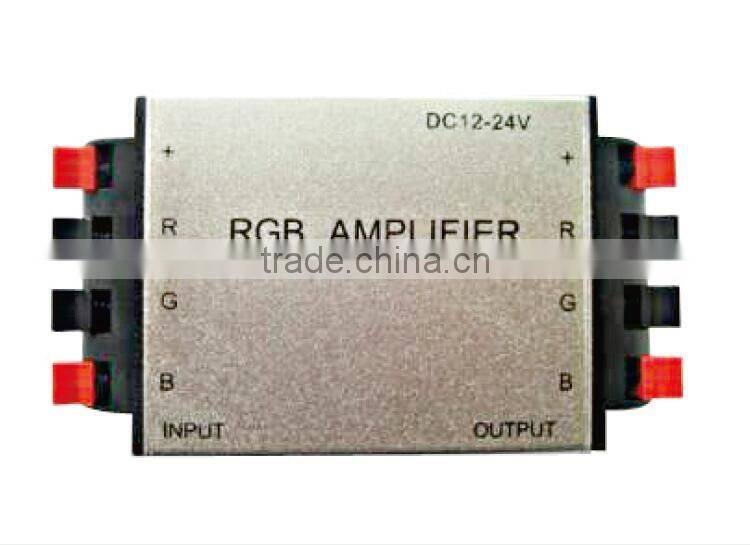 12VDC plastic shell waterproof high power RGB Amplifer for led strip light