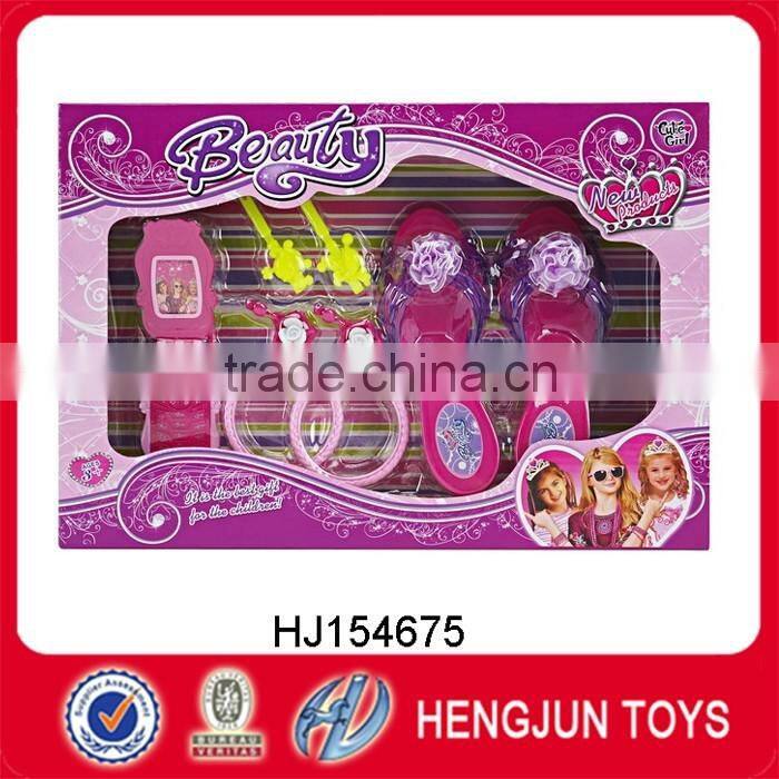 hot selling plastic jewelry set kids play beauty toys
