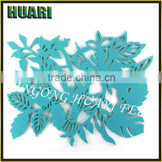 Waterproof Contracted felt table mat, Soft Computer mouse desk felt coaster pad