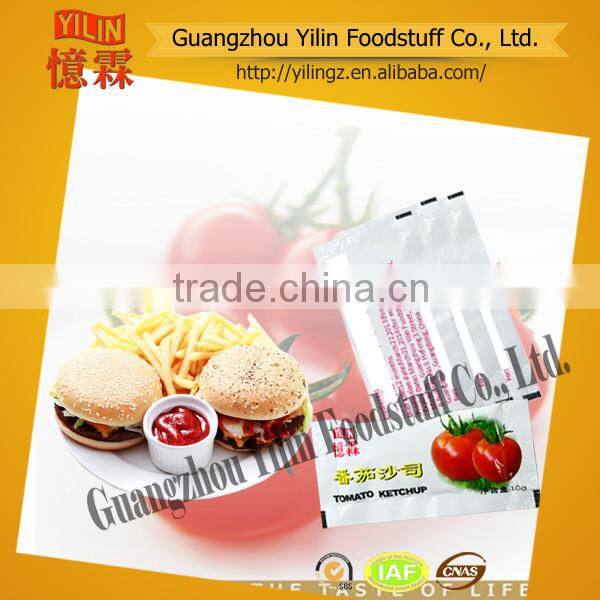 10g China OEM hot sell Tomato Ketchup in Sachet