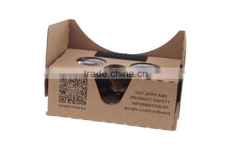 3D VR Glasses Google Cardboard 2.0 Paper 3D Product for 5" Smartphone