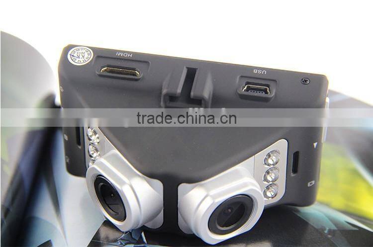 2.7 Inch 1080P Full HD Dual Camera Lens 5.0M Pixel G-Sensor Mini Auto DVR Camera