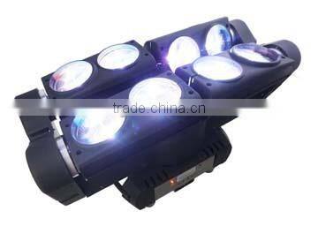 New China High Power Pro 8PCS 12W RGBW 4in1 LED Spider Light