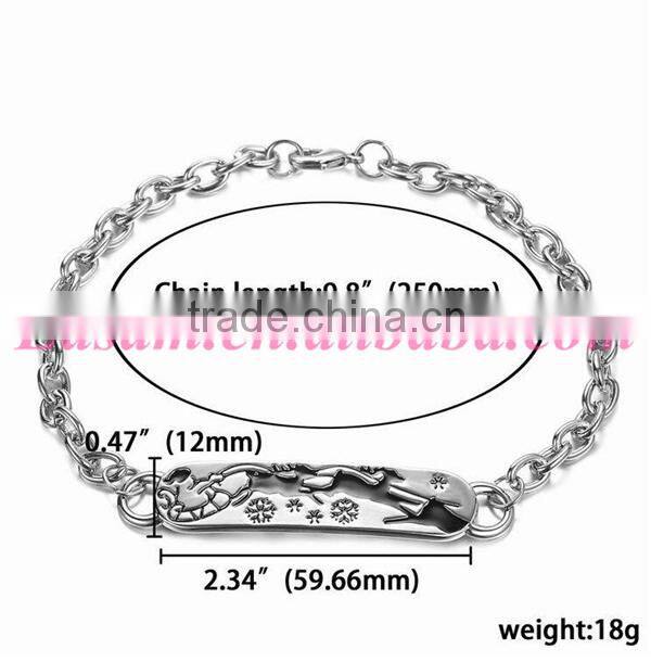 Fashion christmas jewelry cuff bangle bracelet wholesale